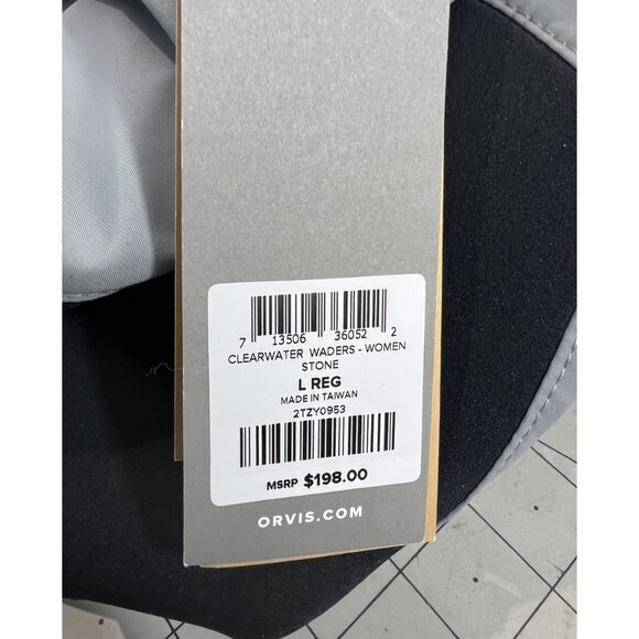 Women's Orvis Clearwater Waders Adult Large Stone New - Picture 3 of 7